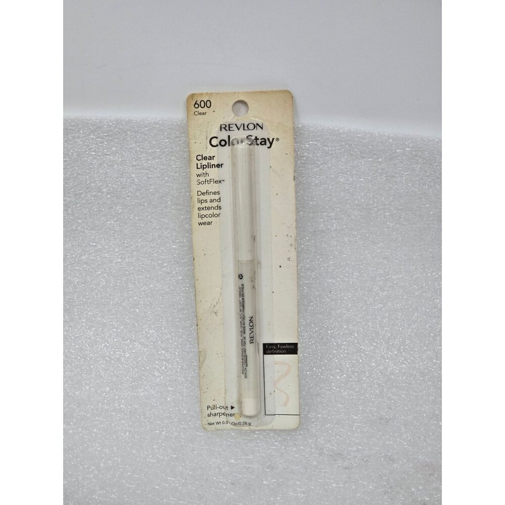 Revlon Colorstay Clear Lip Liner 600 Softflex Defines Lips & Extends Lipcolor